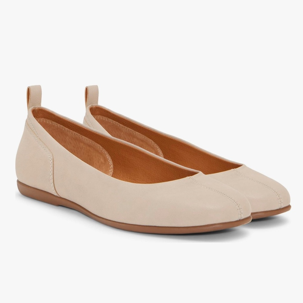 Lucky Brand Women's Leather Leimmer Ballet Flat NWT
